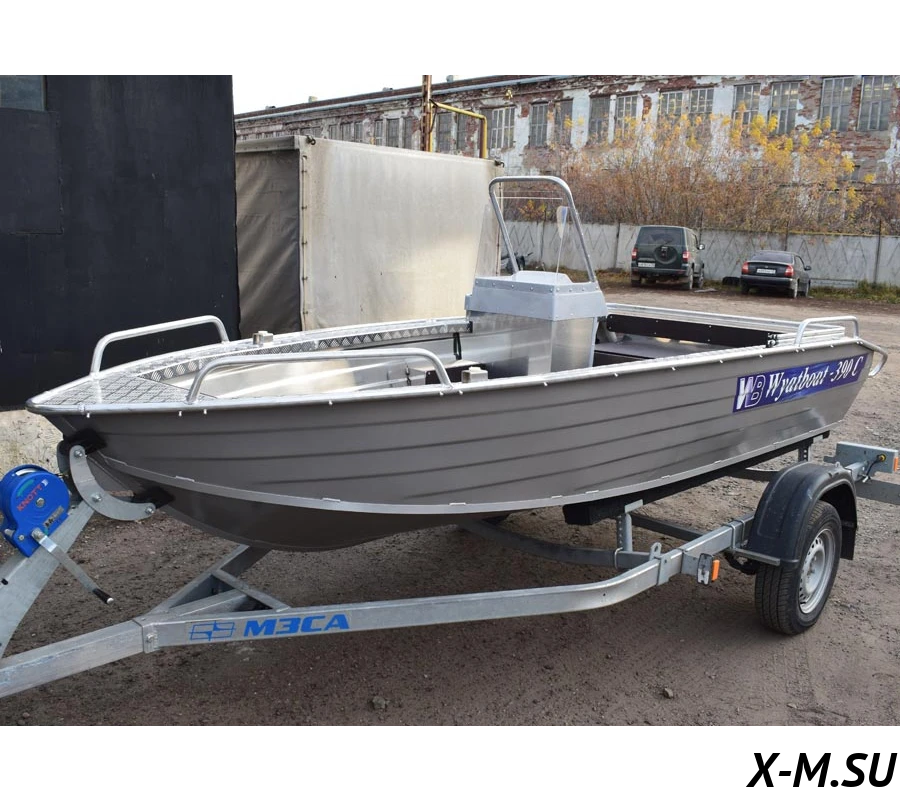Алюминиевая моторная лодка WYATBOAT-390C Алюминиевая моторная лодка WYATBOAT-390C